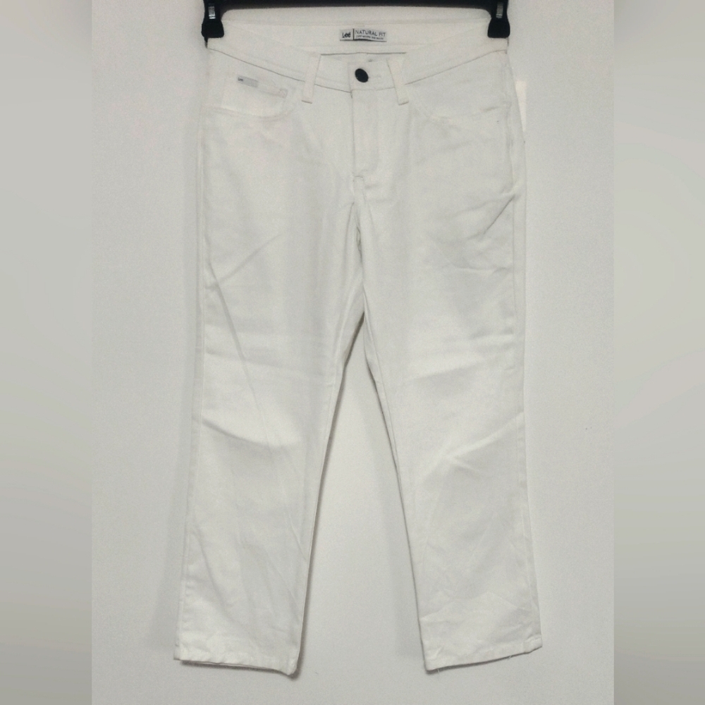 [5 x $20] New Lee Natural Fit White Jeans / Size 6 Med